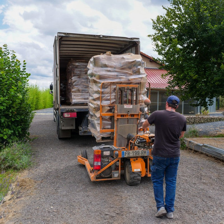 Droog brandhout bundel voor ovens - klaar voor gebruik - gemengde hardhoutsoorten