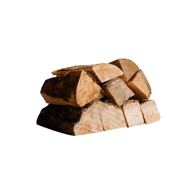 Brandhout in "groene" blokken (stere) - niet gedroogd