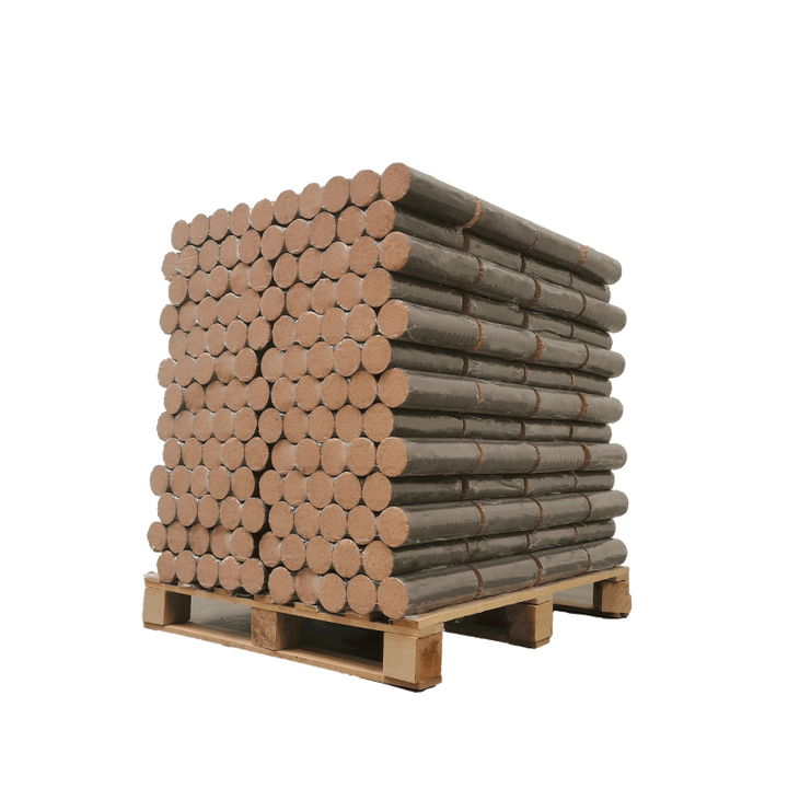 Geperste boomstammen 100% beukenhout - pallet van 1040 kg