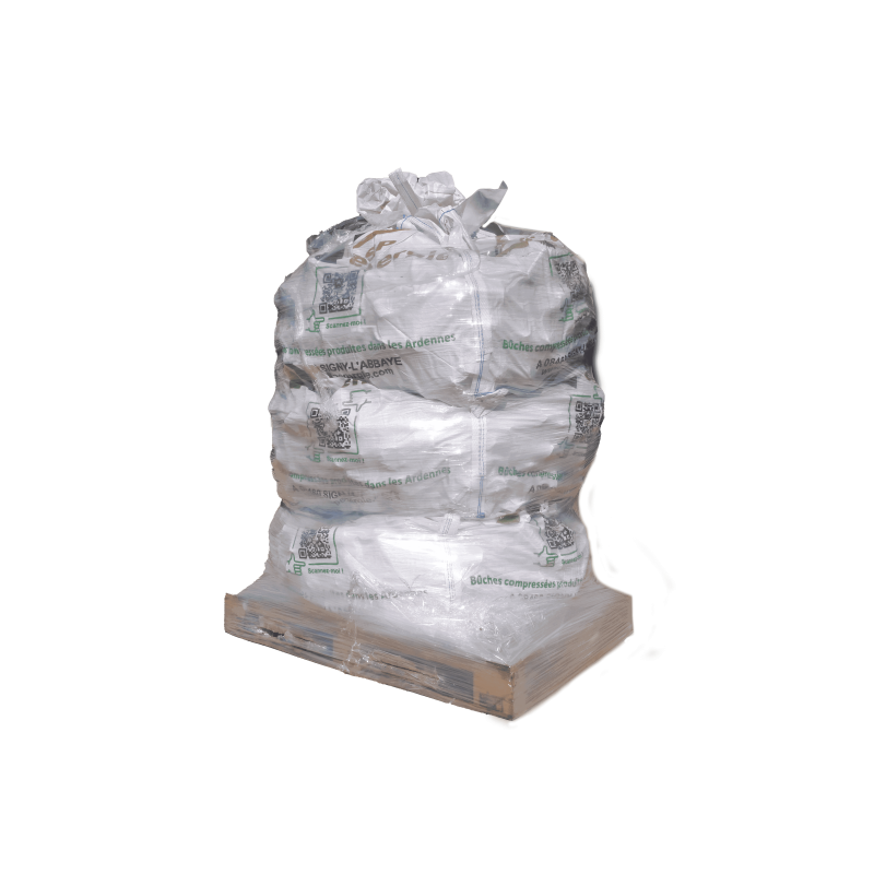 Bulk geperste boomstammen - 200kg Big Bag
