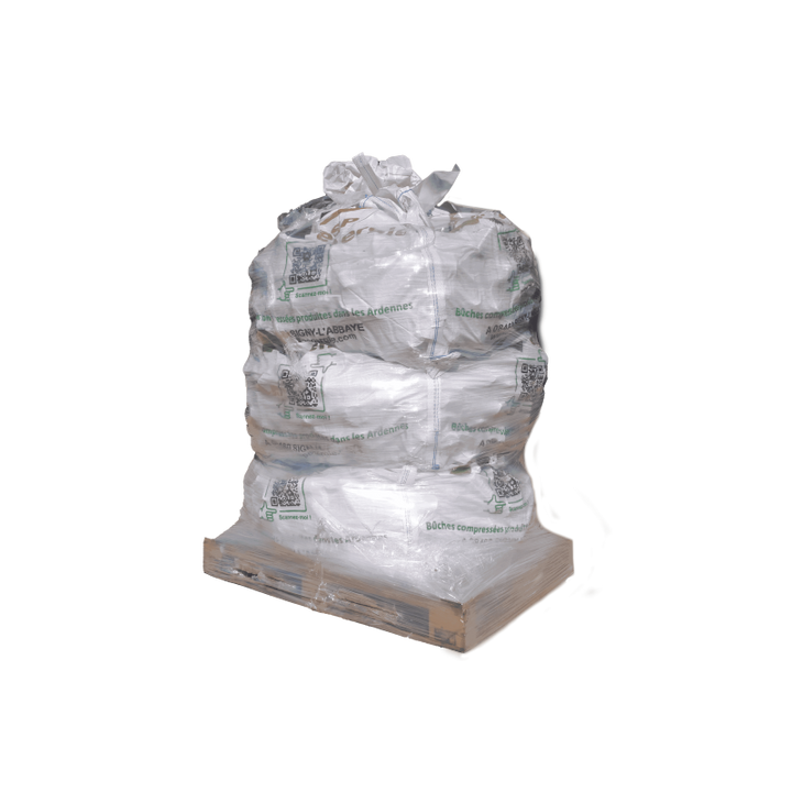 Bulk geperste boomstammen - 200kg Big Bag