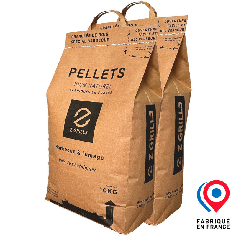 ZGRILLS - Pellets voor BBQ & Roken - Verpakking van 2 zakken