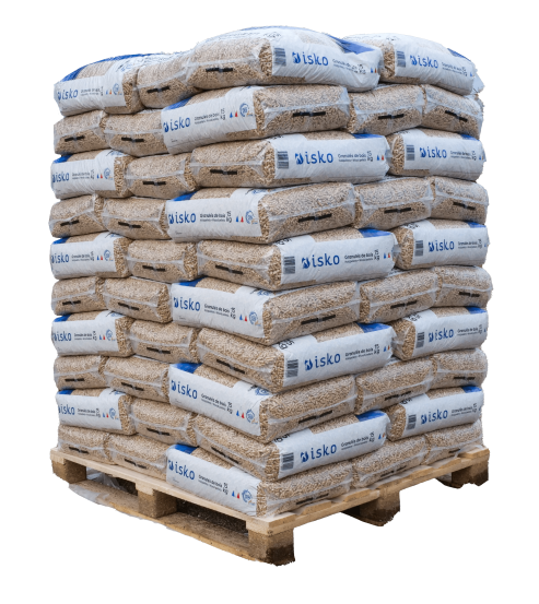 Houtpellets - Pallet van 70 zakken 1050kg