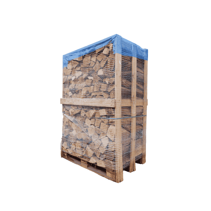 2-vaks pallet ovengedroogd G1H1 brandhout - klaar voor gebruik - hardhoutmix